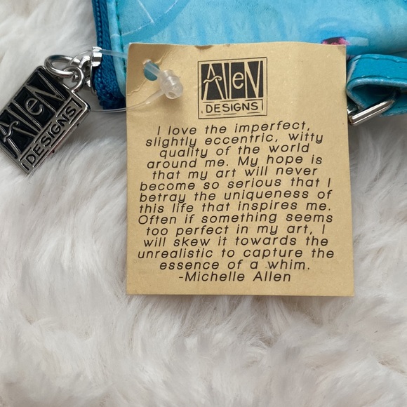 🆕 Allen Designs Owl Pouch Blue - Picture 2 of 5